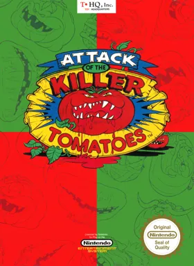 Attack of the Killer Tomatoes (Europe) box cover front